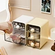3-layer round handle desktop drawer organizer,